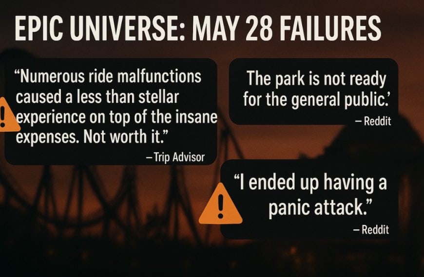 Epic Universe Problems