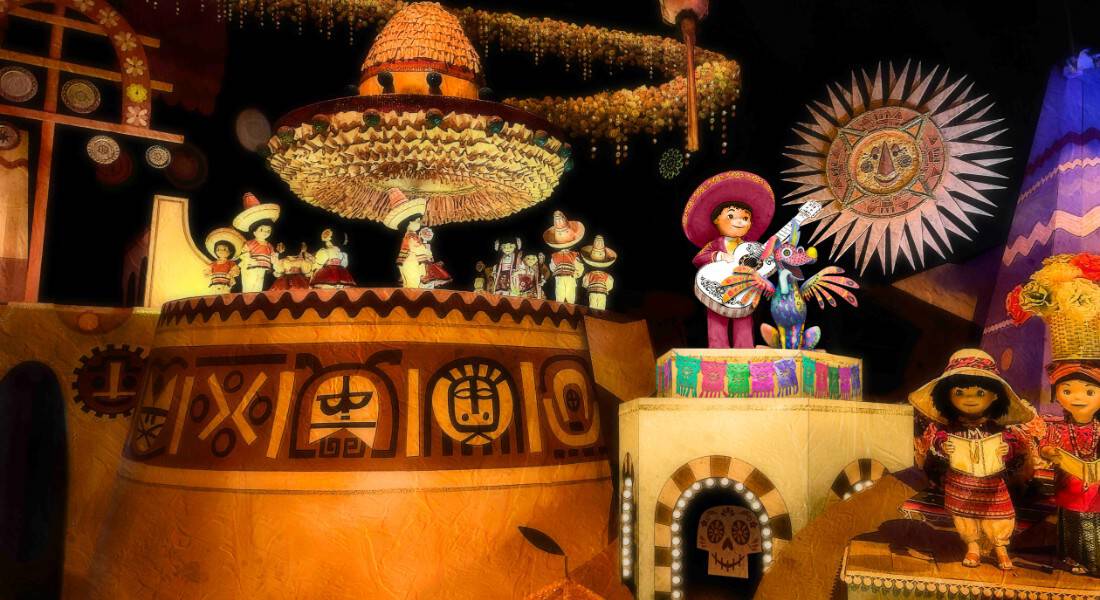 "it's a small world" has some new singers! (photo courtesy of and ©Disney)