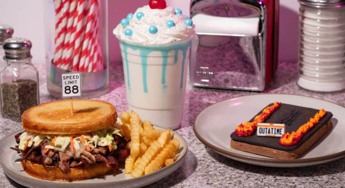 Themed Back to the Future Food was part of the Fan Fest Nights experience at Universal Studios Hollywood (image from Universal Studios Hollywood)