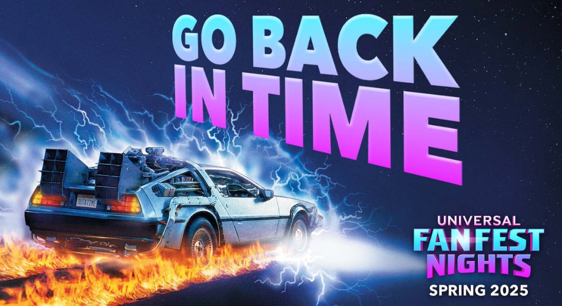 Back to the Future was part of Universal Fan Fest Nights. (Image from Universal)