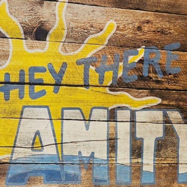 Hey There Amity Sign