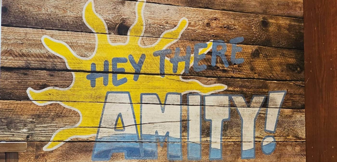Hey There Amity Sign