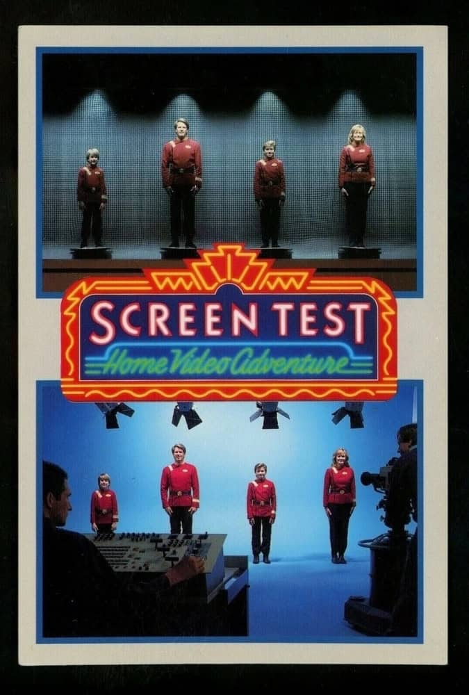 Screen Test Home Video Adventure Post Card sold by Universal Studios