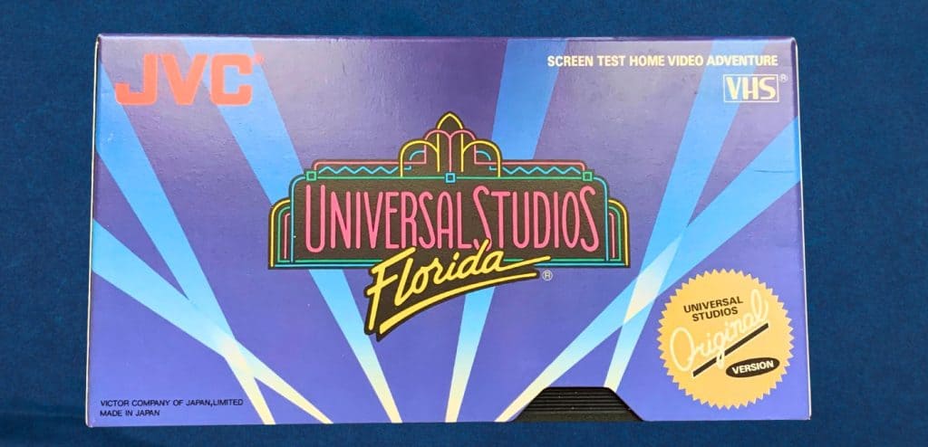 VHS tape from The Screen Test Home Video Adventure