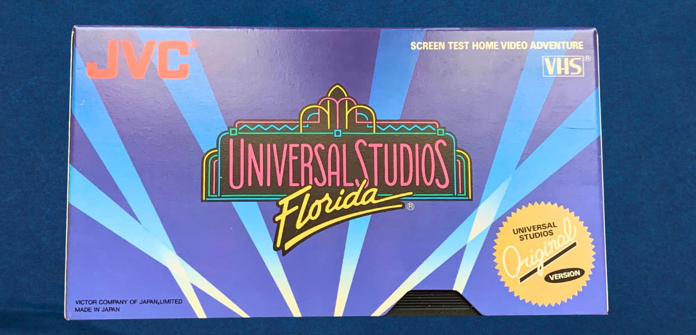 VHS tape from The Screen Test Home Video Adventure