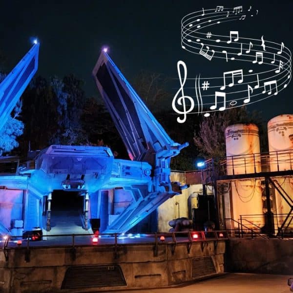 Music and Scores in Theme Parks and Themed Lands, like Star Wars Galaxy's Edge