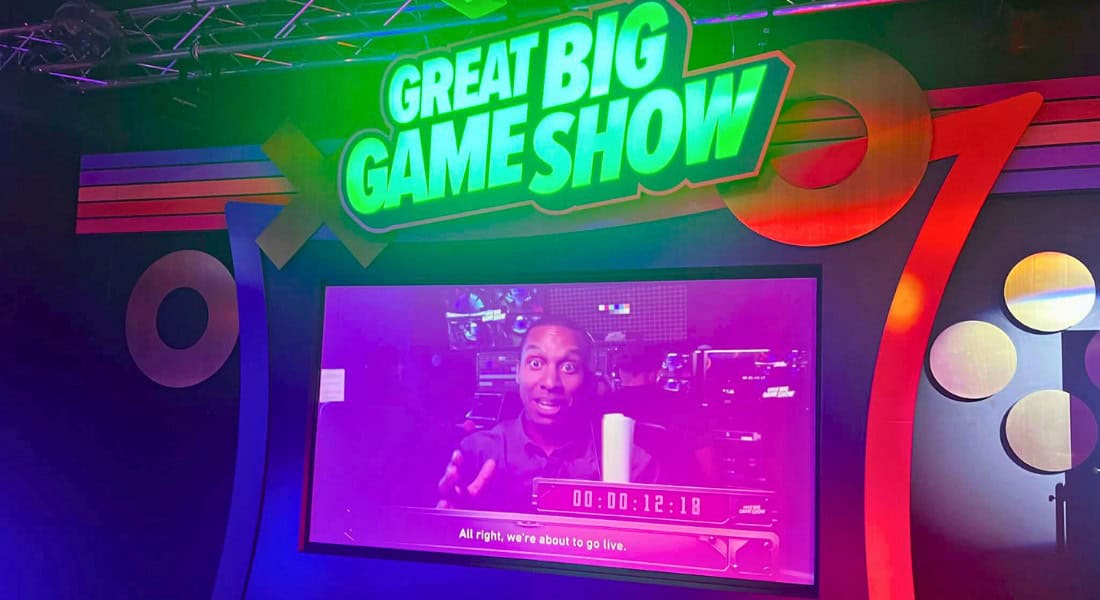 The Great Big Game Show allows you to experience what it's like doing a "Live" TV game show appearance. (photo by Justin Zitro Ortiz for Theme Park Magazine).