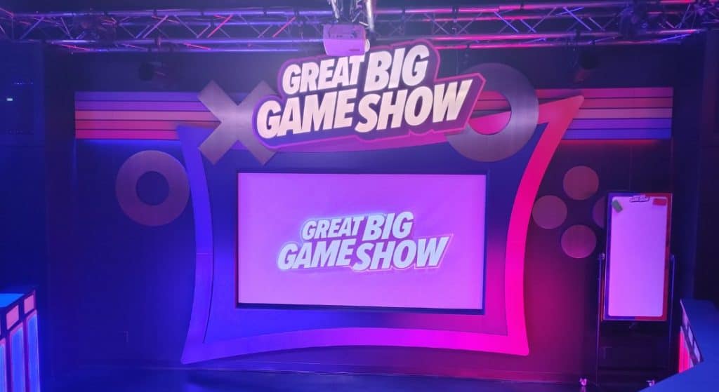 The Great Big Game Show set in New York (Photo by Spencer Bollettieri for Theme Park Magazine)