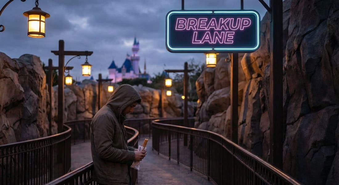 Breakup Lane is scheduled to be part of Disney's Single Rider dating app after it leaves beta.