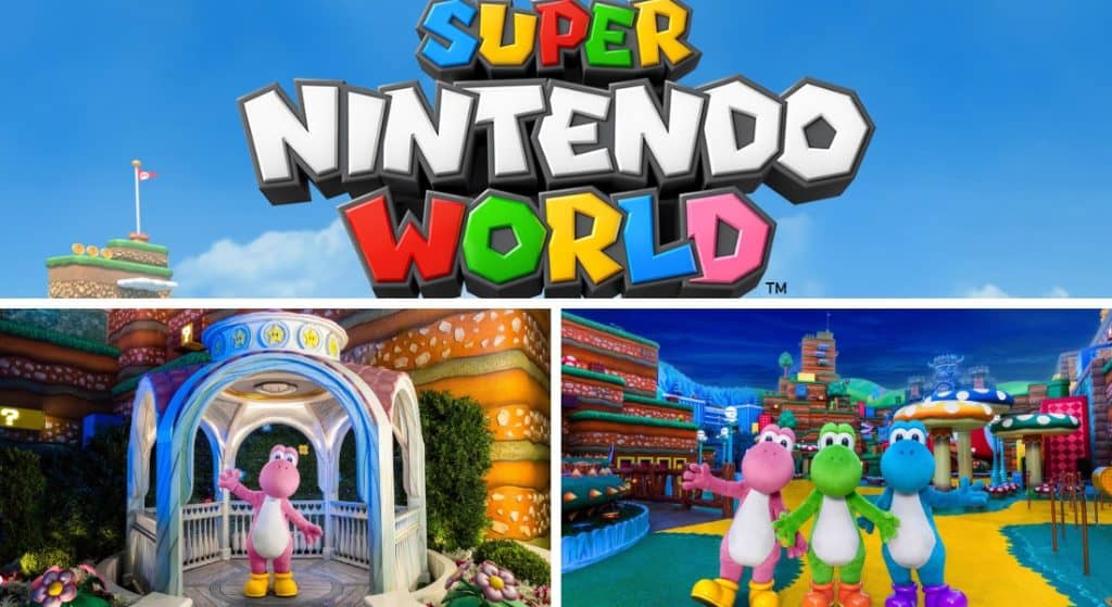 Super Nintendo World: Colorful Yoshi Celebration