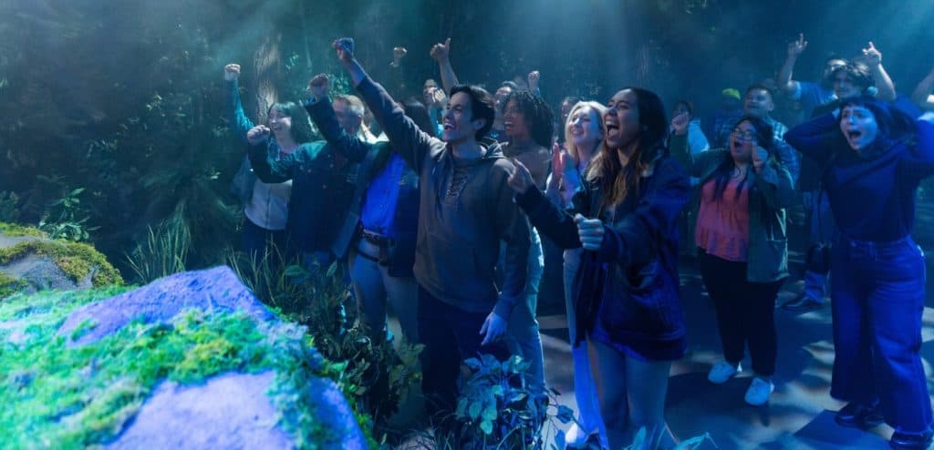 Guests react during Dungeons and Dragons: Secrets of Waterdeep at Universal Fan Fest Nights 2026, Universal Studios Hollywood