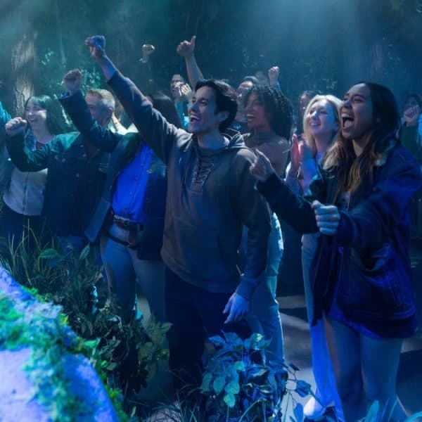 Guests react during Dungeons and Dragons: Secrets of Waterdeep at Universal Fan Fest Nights 2026, Universal Studios Hollywood