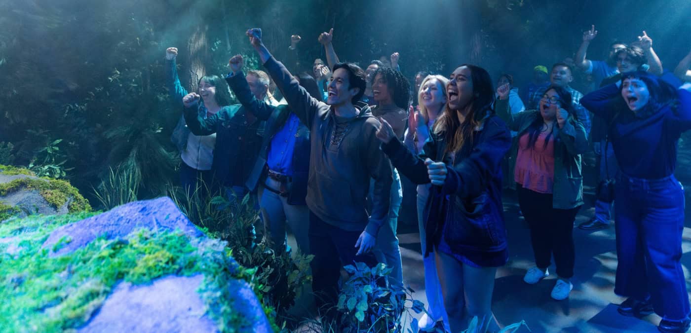 Guests react during Dungeons and Dragons: Secrets of Waterdeep at Universal Fan Fest Nights 2026, Universal Studios Hollywood