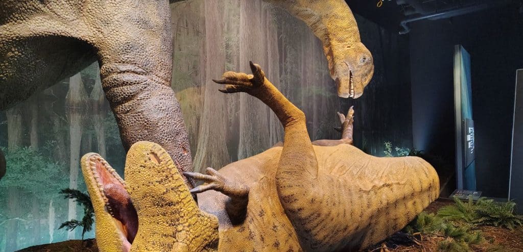 dinosaurs at Edelman Fossil Park