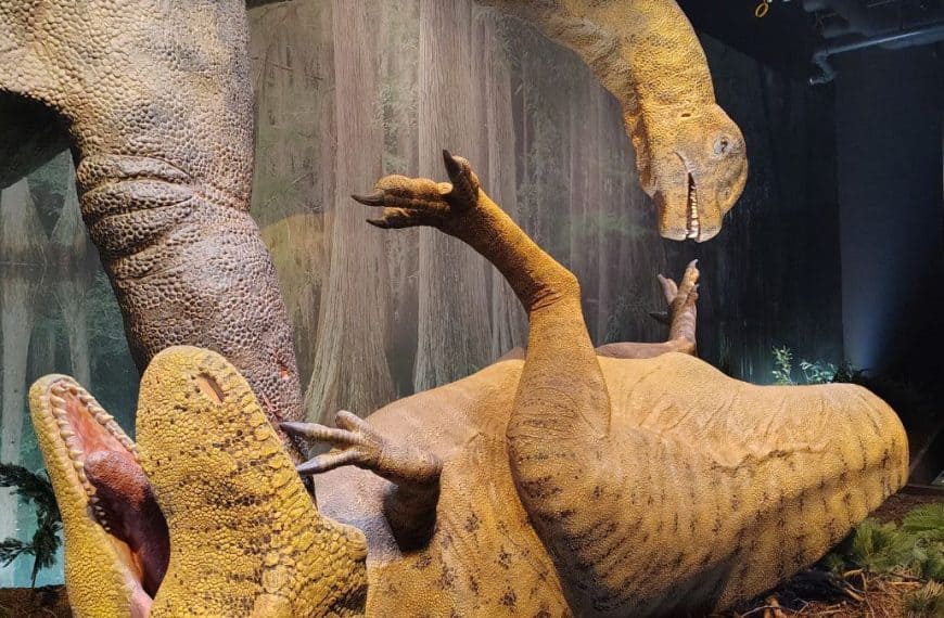 dinosaurs at Edelman Fossil Park