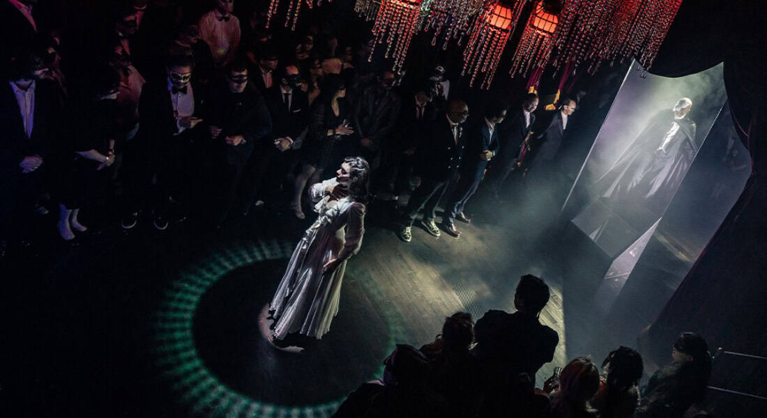 Production Photo from MASQUERADE (Photo Credit Matthew Murphy and Evan Zimmerman)