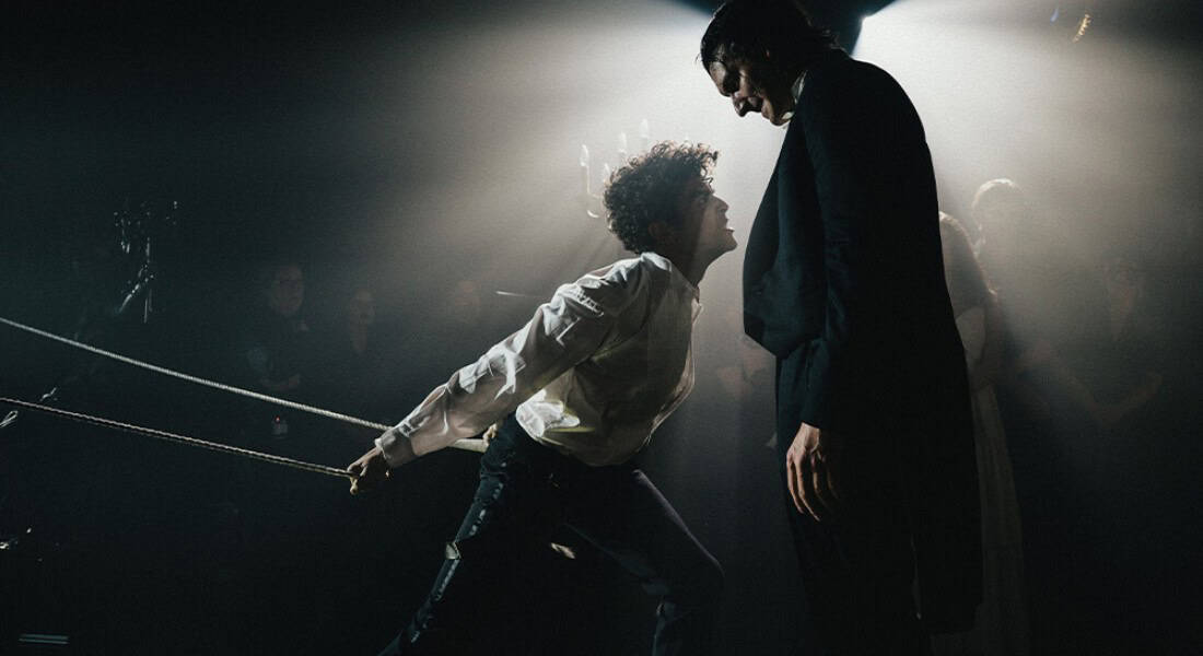 Francisco Javier Gonzalez and Clay Singer in MASQUERADE (Photo Credit Andy Henderson)