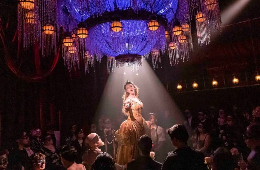 Production photo from MASQUERADE (Photo credit Matthew Murphy and Evan Zimmerman for MurphyMade)