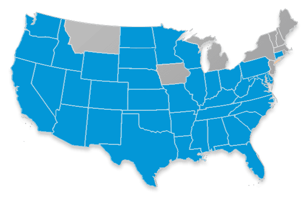 Occidental Life Insurance Coverage Map