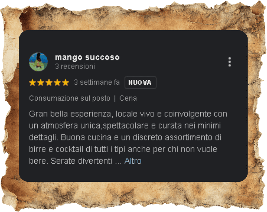 Ristorante Tortuga Bay RistoPub, ambiente vivace e coinvolgente, offre cucina di qualità e un'ampia selezione di birre e cocktail, ideale per serate divertenti e relax in un'atmosfera unica.