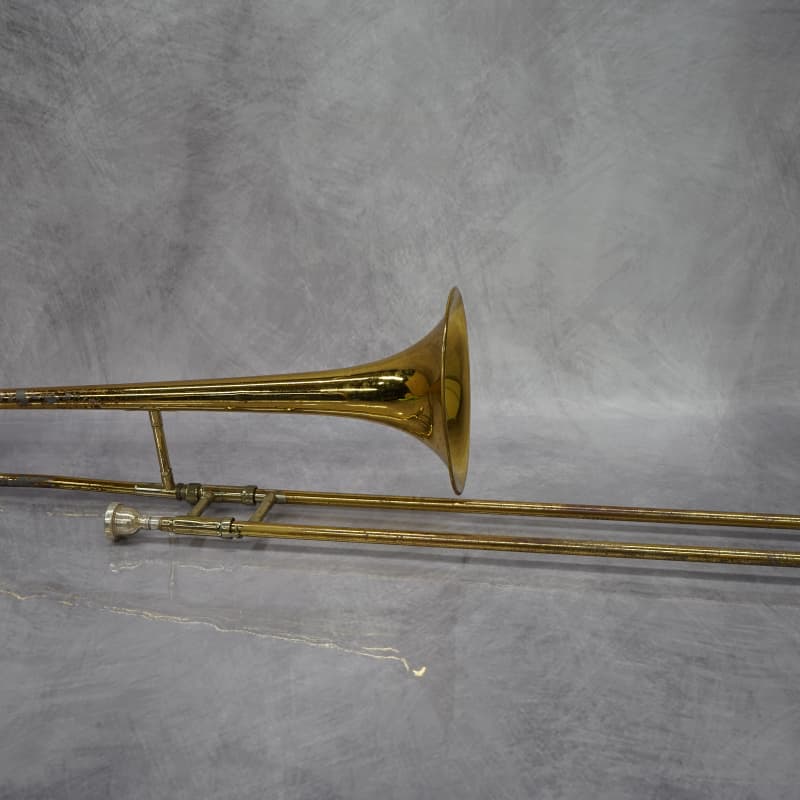 2010s King 606 Student Model Tenor Trombone Clear-Lacquered Brass