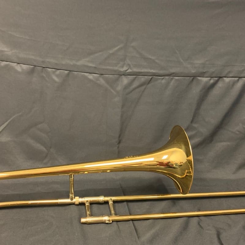 2010s King 606 Student Model Tenor Trombone Clear-Lacquered Brass