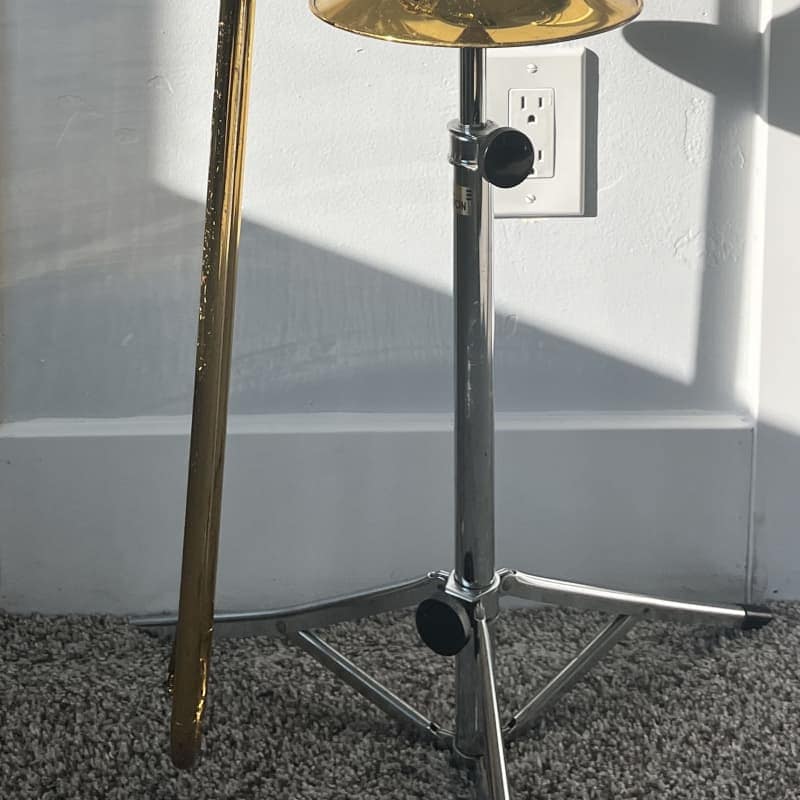 2010s King 606 Student Model Tenor Trombone Clear-Lacquered Brass