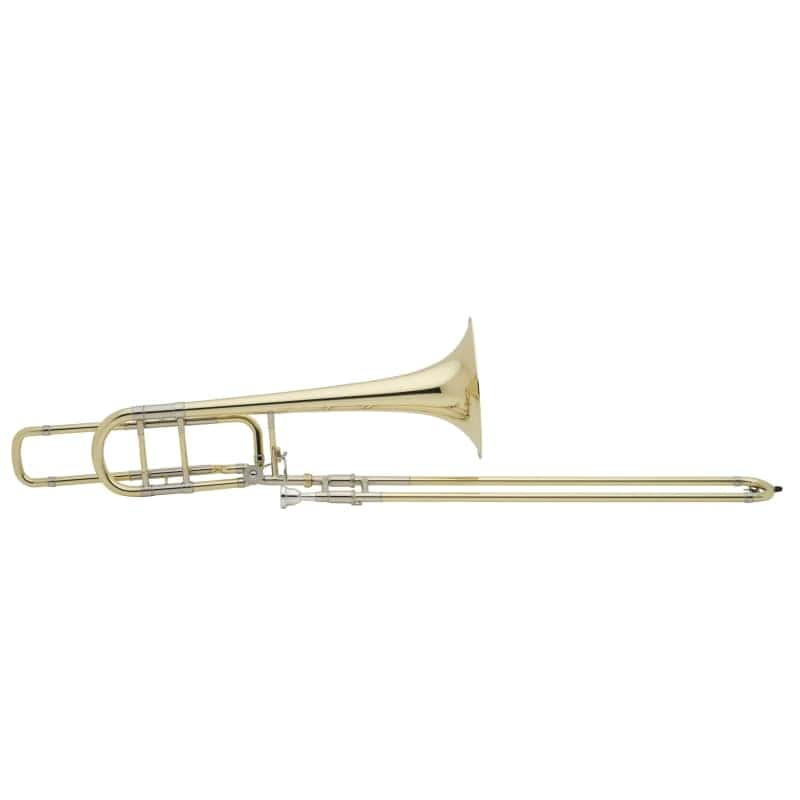 Bach Stradivarius 50BO Professional Bass Trombone, Single Roto...
