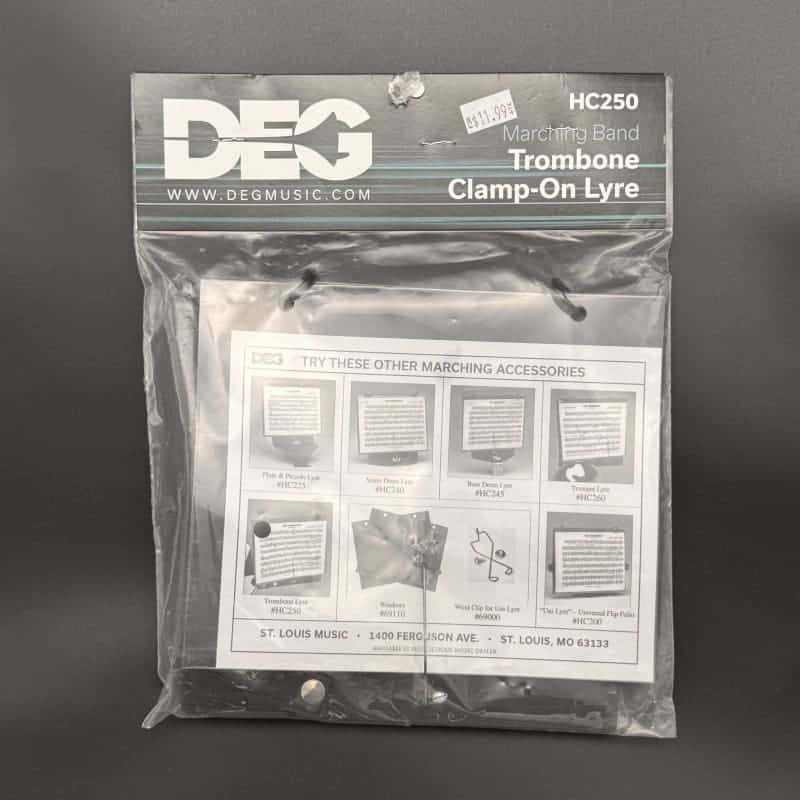 DEG HC250 Trombone Bell Lyre Black