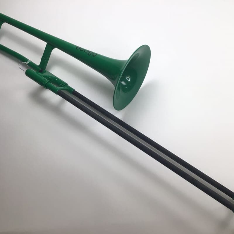 pBone Used Green Bb Tenor Trombone - Signed By Joseph Alessi!...