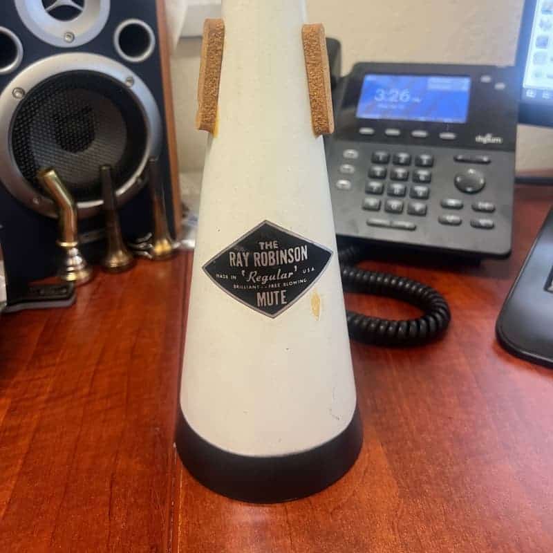 Ray Robinson Tenor Trombone Straight Mute New Old Stock Ray