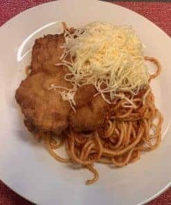 Bolognai sertésborda spagettivel