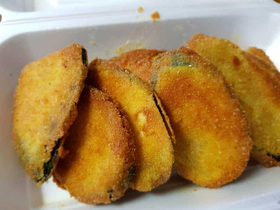 Rántott cukkini tartárral