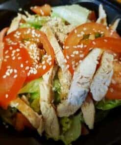 Szezámmagos csirkemell