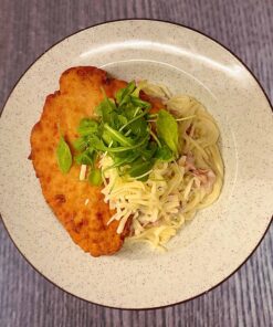 Carbonara borda spagettivel