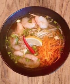 Pho Garnélás leves