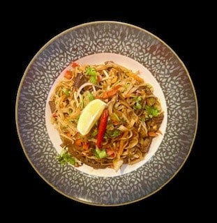 Pad thai tészta marhával