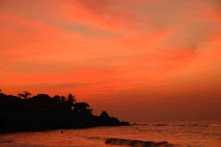 Sunset at the Beach Koh Pha Ngan
