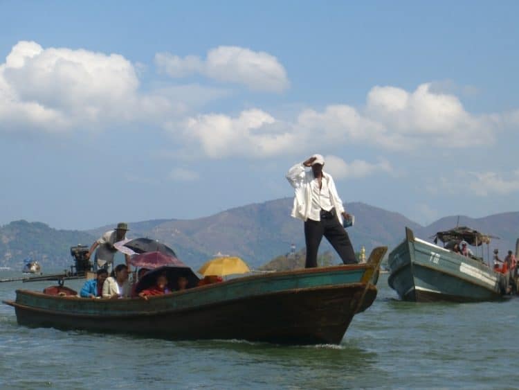Passengers on a Boat to Myanmar