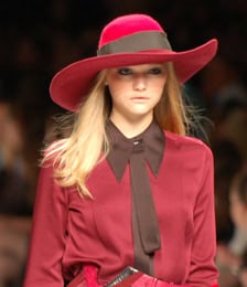 Gemma Ward on the Catwalk