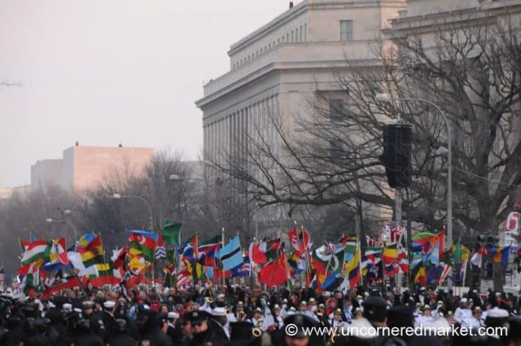 Flags from the Peace Corps - Washington DC
