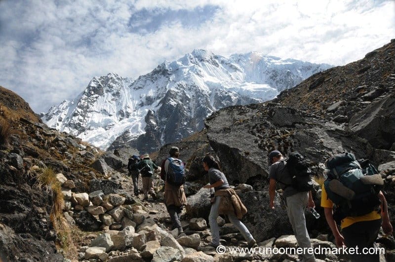 The Last Push Up to Salkantay - Day 2 of Salkantay Trek, Peru