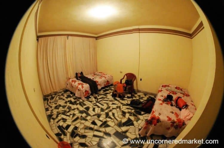 Typical Hotel Room in Fisheye