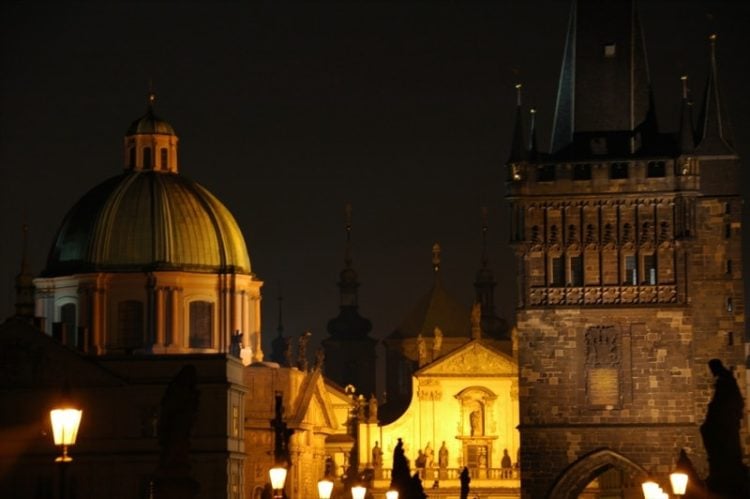 Into Old Town at Night - Prague