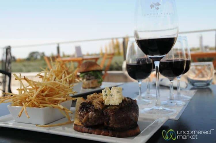Delicious Meal at Tempus Alba Winery - Mendoza, Argentina