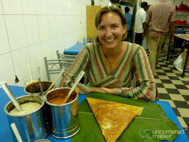 Audrey Excited for Her First Masala Dosa in Kuala Lumpur - Malaysia