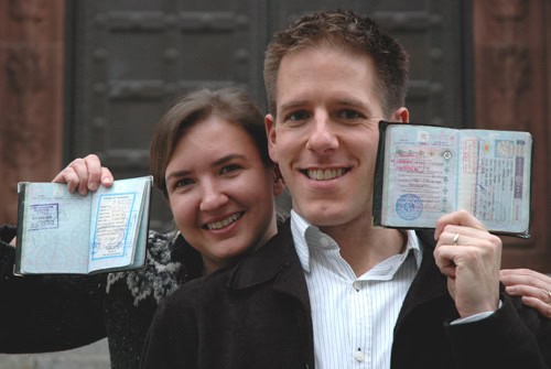 American Travelers with Passports