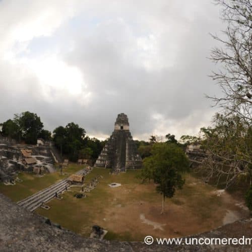 Great Mayan ruins at Tikal, Guatemala.