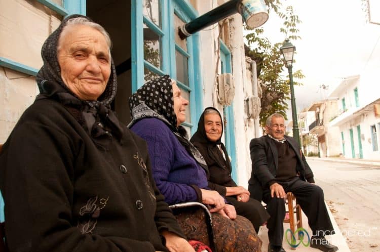 Crete People Chatting