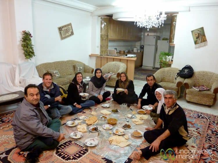 Dinner in an Iranian Home
